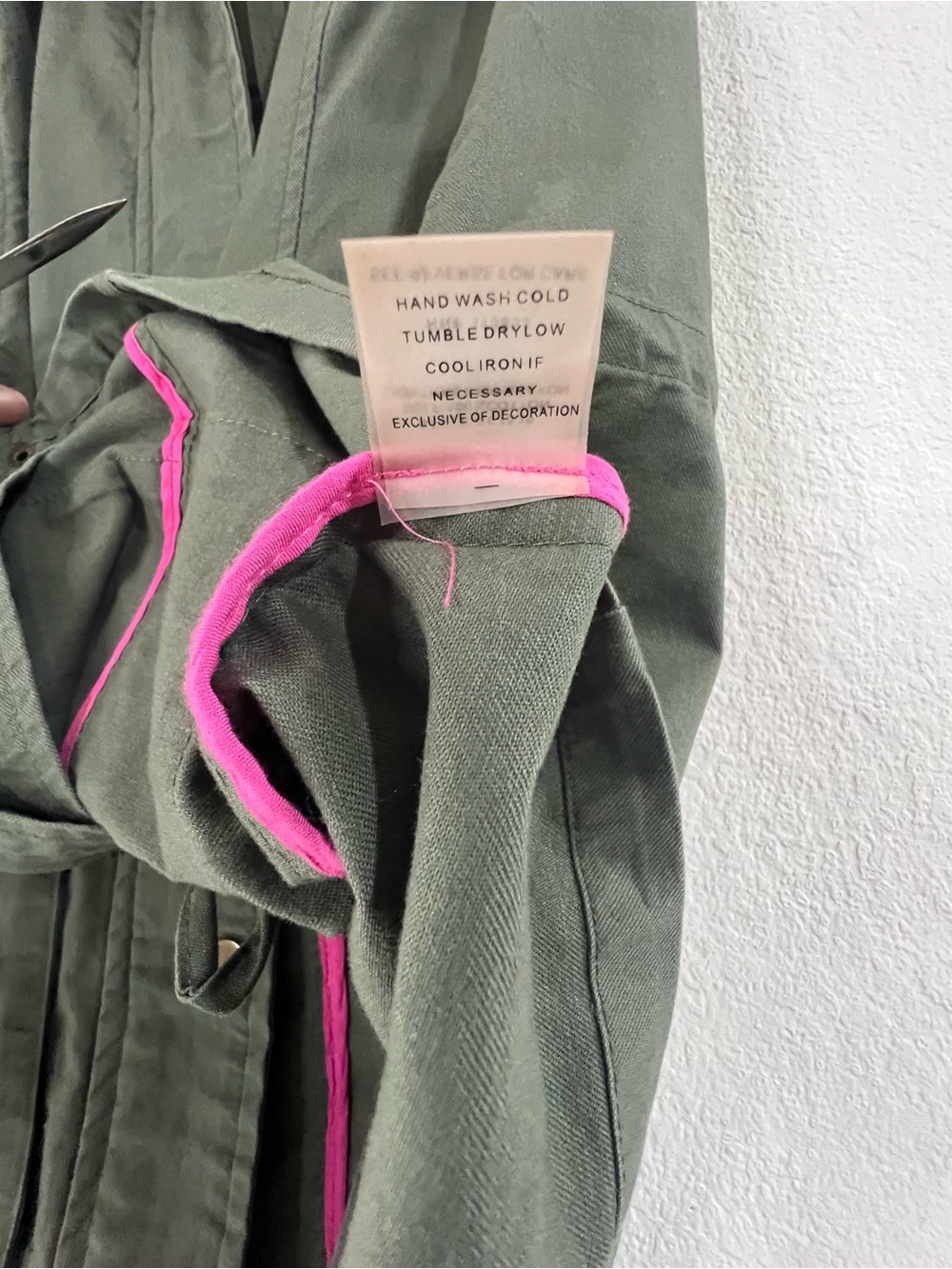 Market & Spruce Olive Colored Utility Cargo Vest - Picture 11 of 13